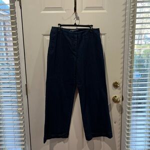 Liz Claiborne Jackie Dark Blue Flare & Wide Leg Jeans